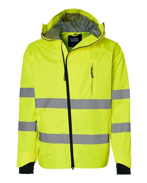 Unisex Premium Black Series® Windbreaker — Lime/ Black