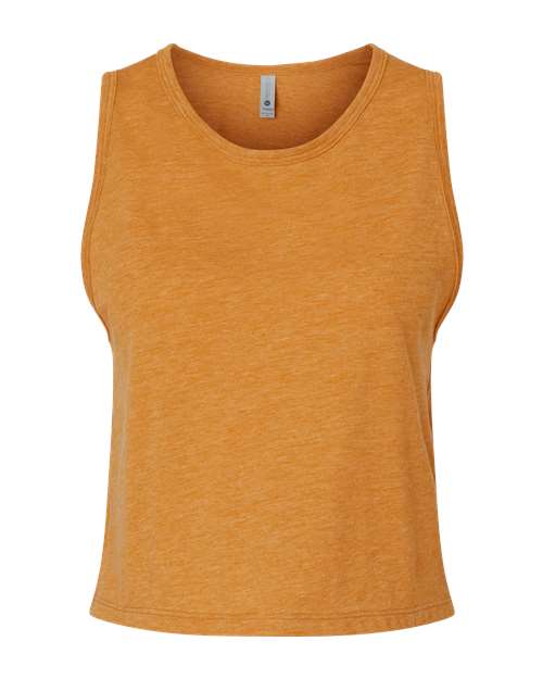 Women's Festival Crop Tank — Antique Gold