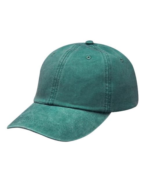 Optimum Pigment-Dyed Dad Hat — Aqua