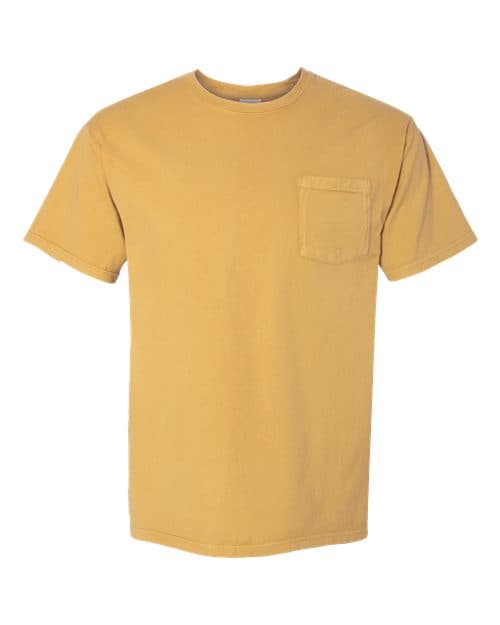 Unisex Garment-Dyed Pocket T-Shirt — Artisan Gold