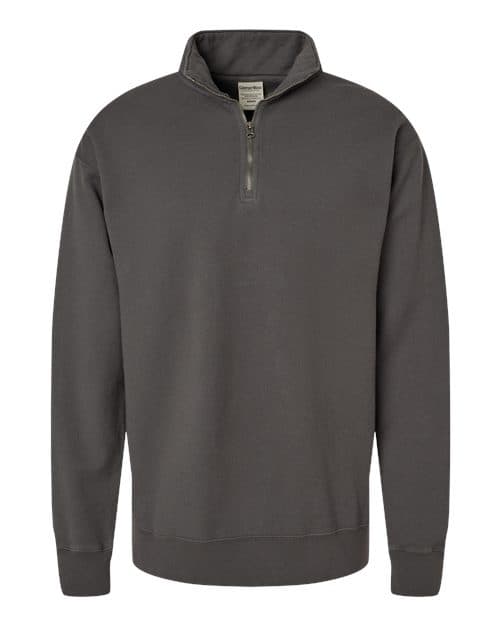Unisex Garment-Dyed Quarter-Zip Sweatshirt