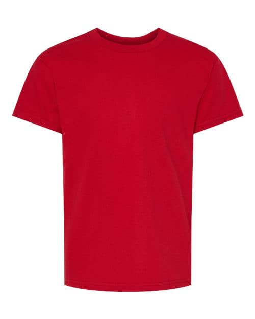 Youth Essential-T T-Shirt — Athletic Crimson