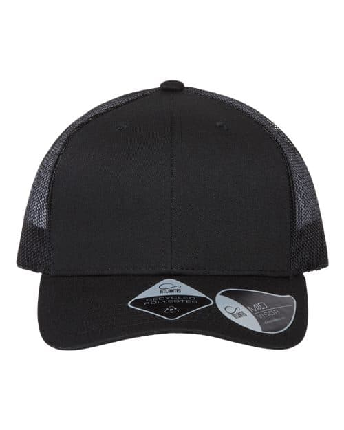 Sustainable Trucker Cap — Black/ Black