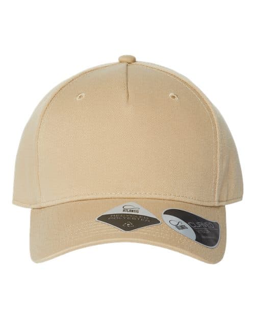 Sustainable Five-Panel Cap — Khaki