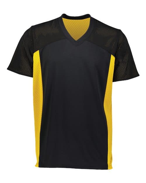 Unisex Reversible Flag Football Jersey — Black/ Gold