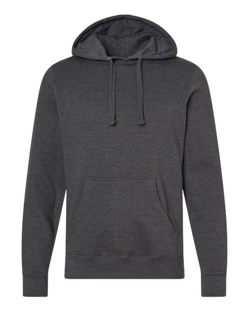 Unisex BTB Fleece Hooded Sweatshirt — Charcoal Heather