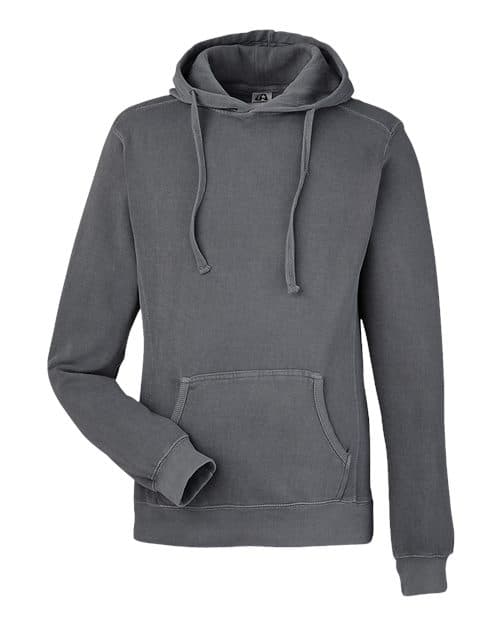 Unisex Pigment-Dyed Fleece Hooded Sweatshirt