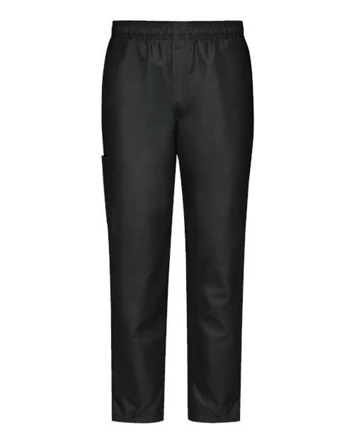 Airflow Chef Pants with Back Panels — Black