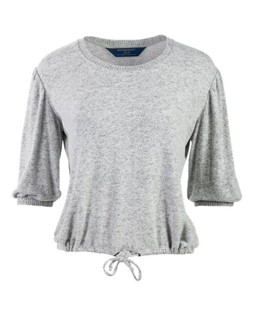 Women's Cuddle Puff Sleeve — Oxford Heather