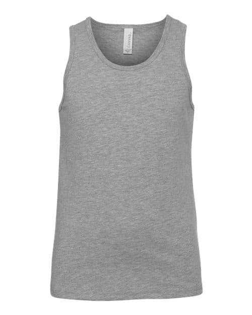 Youth Heather CVC Tank — Athletic Heather