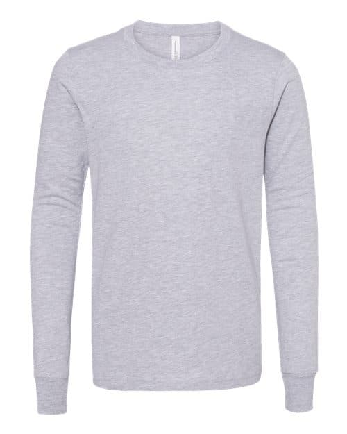 Youth Heather CVC Long Sleeve Tee — Athletic Heather