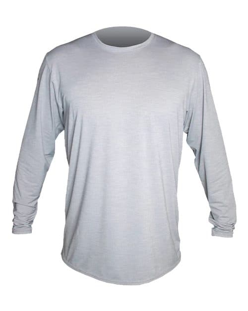 Men's Low Pro Tech Long Sleeve T-Shirt — Alloy Heathered