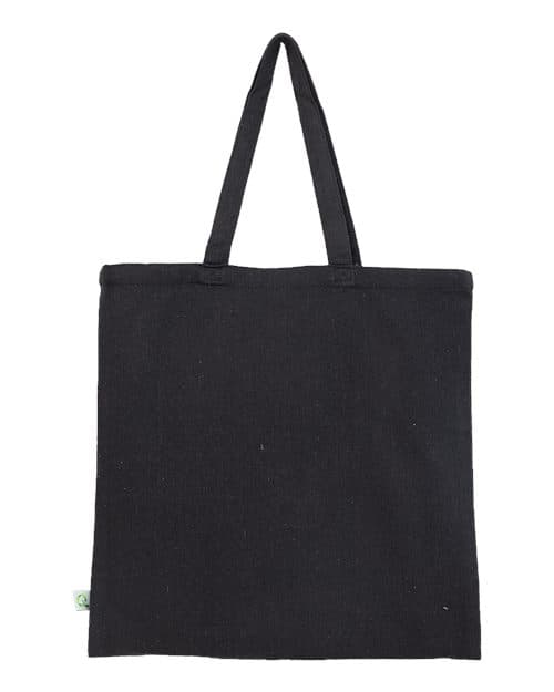 Sustainable Canvas Tote Bag — Black