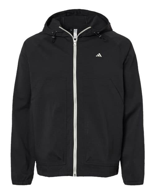 Men's Go-To Utility Durable Water-Repellent Full-Zip Jacket — Black