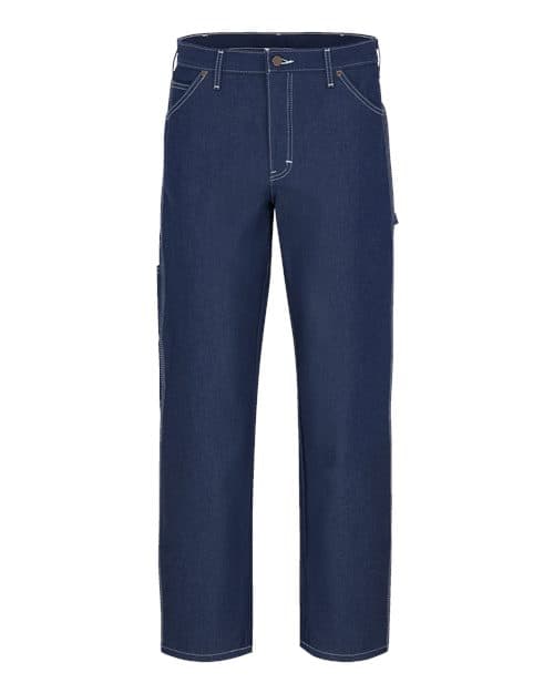 Men's Lightweight Carpenter Jeans — Indigo Rigid - 37 Unhemmed
