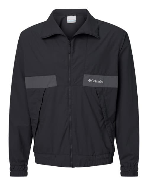 Men's Spire Valley™ Windbreaker — Black/ Shark