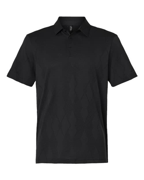Men's Ultimate365 Textured Polo — Carbon Black