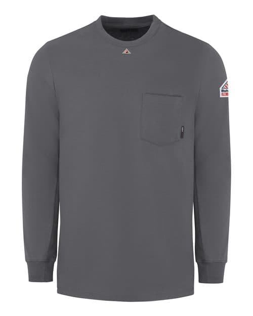 Men's Tall Knit Long Sleeve T-Shirt — Charcoal