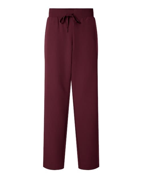 Women's Xenos Essential Knit-Waist Scrub Pants — Burgundy