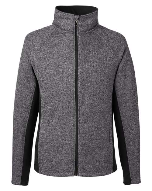 Men's Constant Full-Zip Sweater Fleece Jacket — Black Heather/ Black