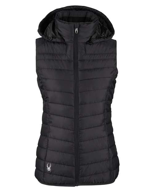 Women's Supreme Puffer Vest — Black