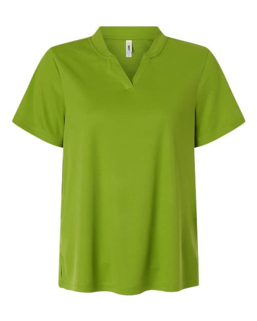Women's Nova Performance Pique Polo — Acid Green