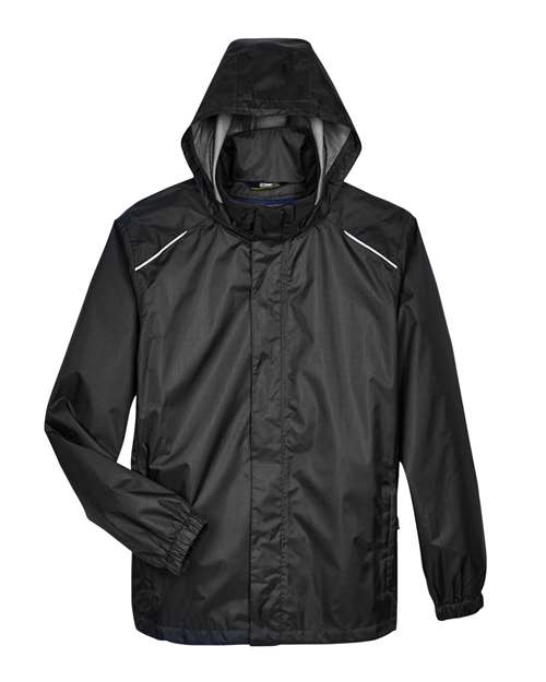 Men's Climate Seam Sealed Lightweight Variegated Ripstop Jacket — Black