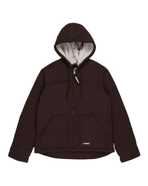 Women's Softstone Hooded Coat — Dark Brown