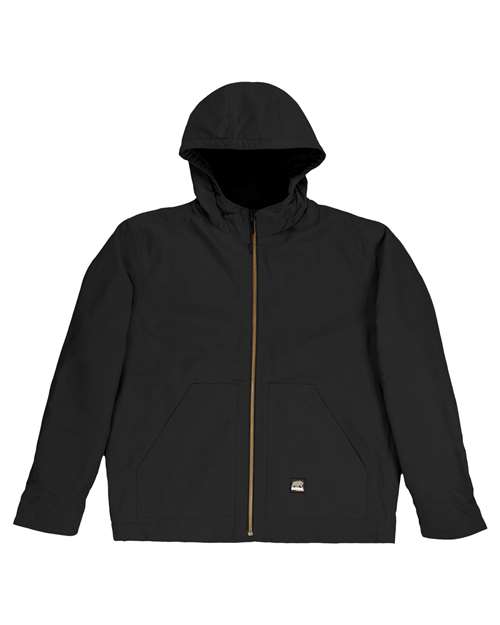 Men's Tall Heritage Duck Hooded Jacket — Black