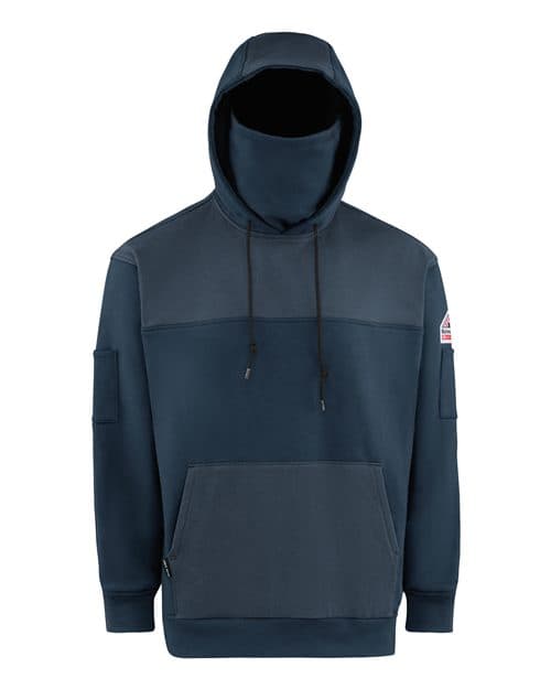 Men's Flame Resistant Fleece Hooded Sweatshirt — Navy