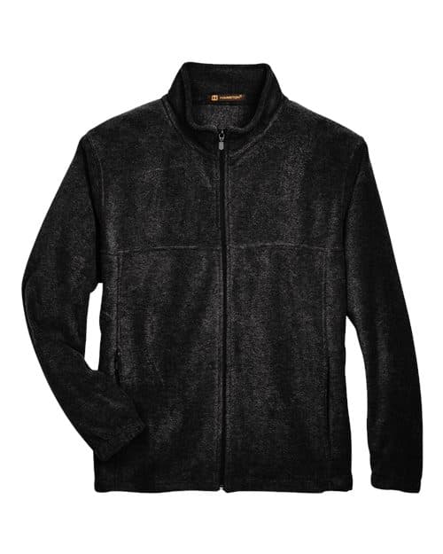 Men's Tall Full-Zip Fleece — Black