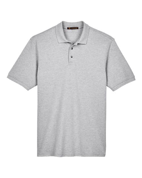 Men's Tall Cotton Pique Polo — Grey Heather