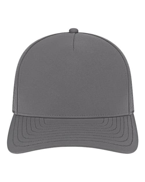 Premium Water-Resistant Perforated Cap — Charcoal