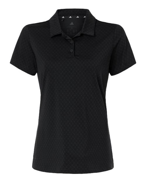Women's 4-Way Stretch Printed Polo — Carbon