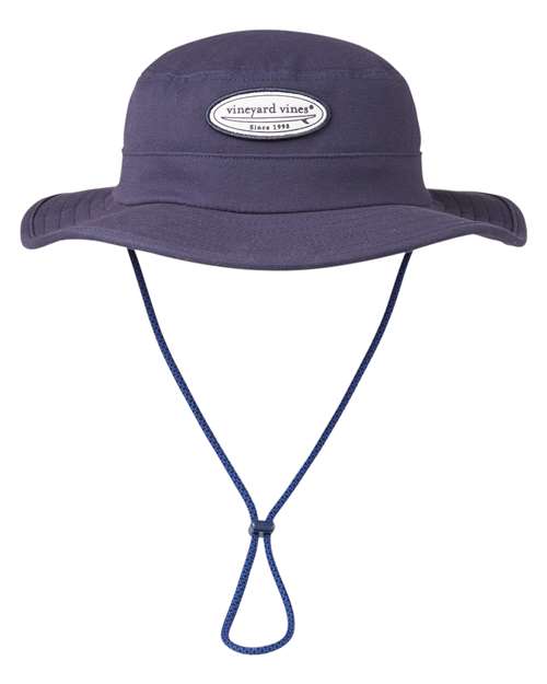 Surf Patch Canvas Bucket Hat — Vineyard Navy