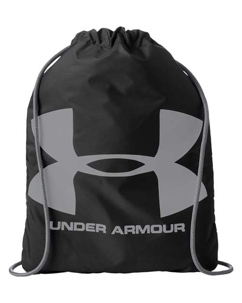 Ozsee Sackpack Drawstring Bag — Black/ Steel