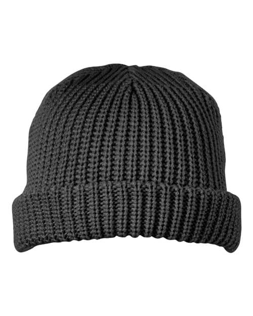Dock Cuffed Beanie — Black
