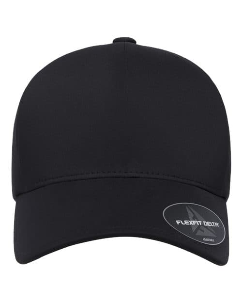 Delta® Snapback Perforated Cap — Black