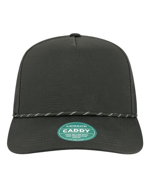 The Caddy Rope Adjustable Cap — Black