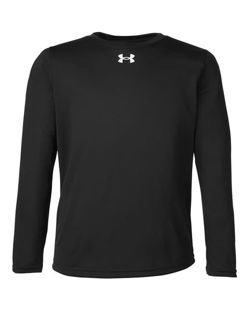 Youth Tech™ Team Long Sleeve T-Shirt — Black/ White