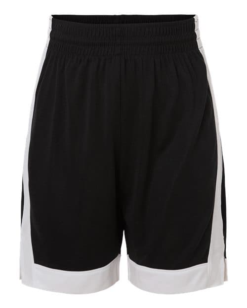 Youth Match-Up Basketball Shorts — Black/ White
