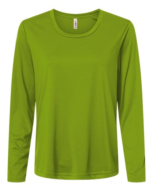 Women's Capital Performance Long Sleeve T-Shirt — Acid Green