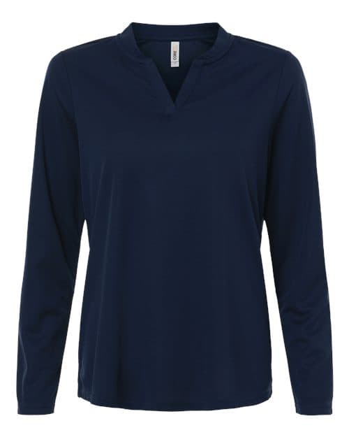 Women's Nova Performance Long Sleeve Pique Polo