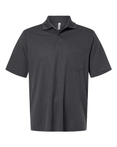 Men's Nova Performance Pique Pocket Polo — Carbon