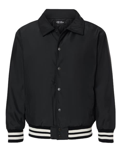 Unisex Collared Varsity Jacket