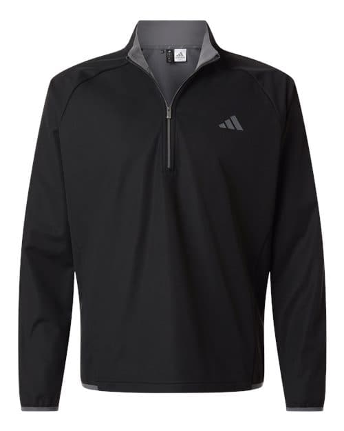 Men's Ultimate365 Wind Quarter-Zip Pullover — Black