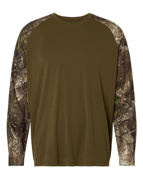 Unisex Realtree® Performance Colorblocked Long Sleeve T-Shirt