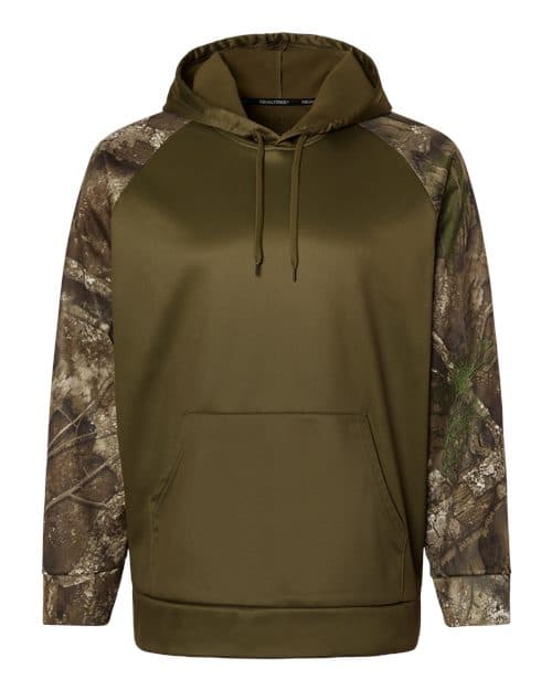 Unisex Realtree® Performance Colorblocked Hooded Sweatshirt