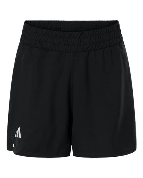 Women's D4T Woven 3" Shorts — Black/ White