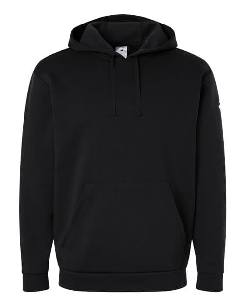 Men's Fleece Hooded Sweatshirt — Black/ White